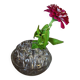 Pique Fleurs rond 19 soliflores vintage