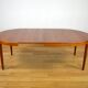 Danish 1960s Round/Oval Teak Table by Harry Ostergaard