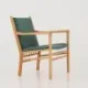 Beech armchair, Danish design, 1970s, designer: Erik Ole Jørgensen, manufacture: Tarm Stole & Møbelfabrik