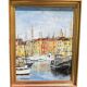 Painting port of St Tropez signed J.P. Rémon
