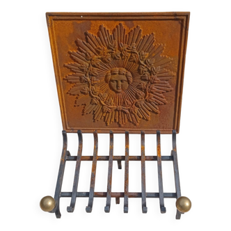 Fireplace plate