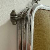 Bevelled triptych barber mirror from the 1950s.