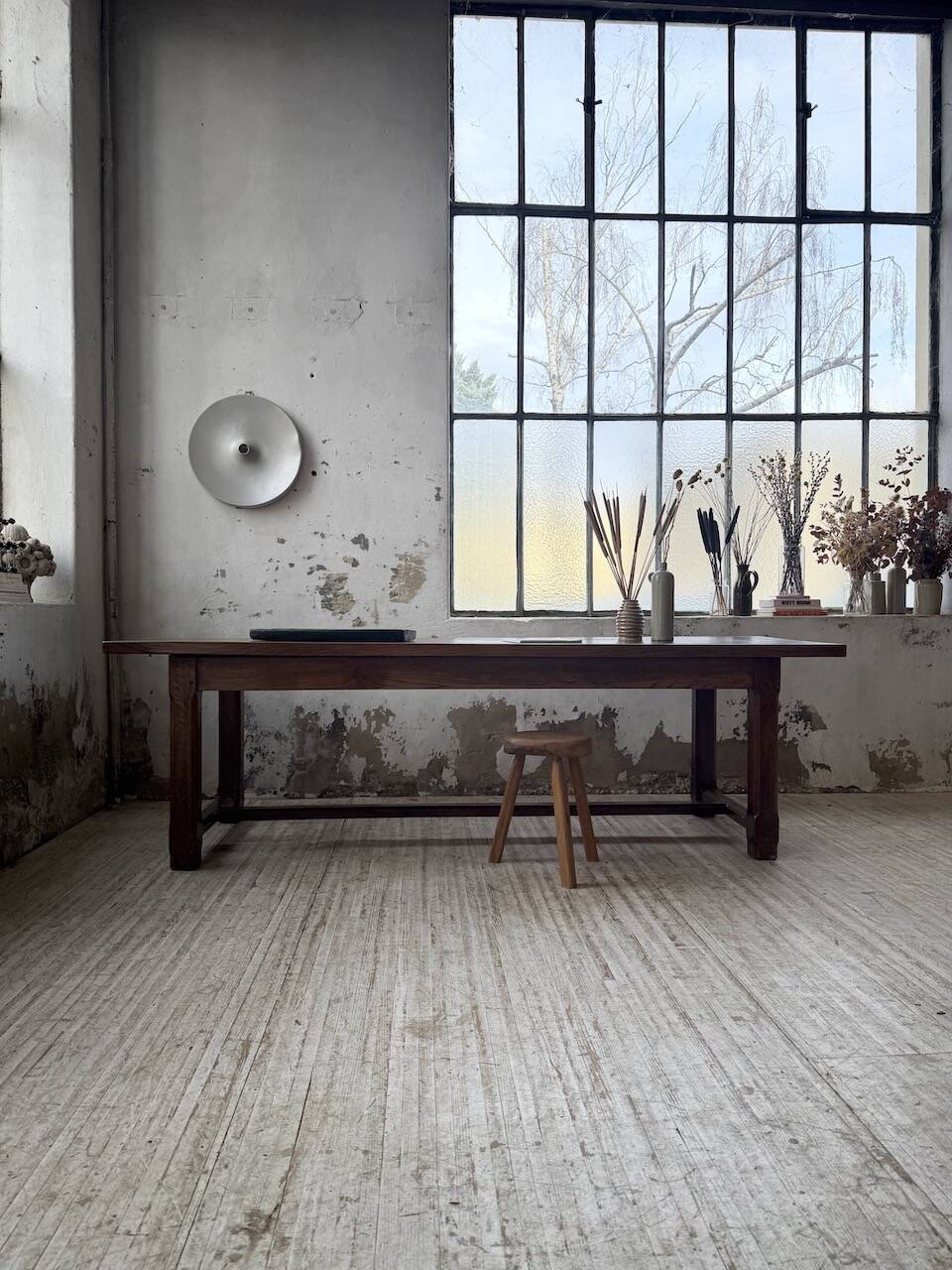 Table de ferme XL en chêne massif