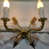 Empire style arrow wall light