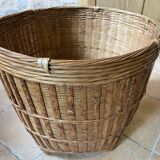 Rattan and wicker basket