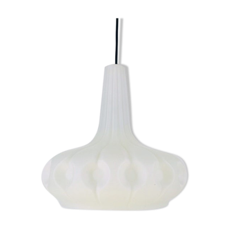 Glass pendant lamp Peill and Putzler , Germany, 1970s