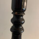 Pair of blackened wooden lampposts Napoleon III