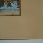 Ad. Moret "Antique Scene" Gouache watercolour signed and dated 1902
