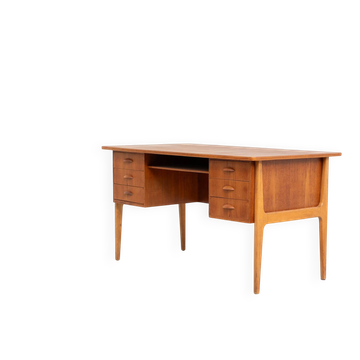 Danish teak desk, 1960s.