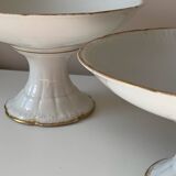 E. Bourgeois porcelain compote bowls circa 1900
