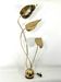 Italian Brass 3-Arm Floor Lamp Tommaso Barbi style , 1970s