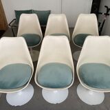 6 chaises Eero Saarinen Knoll