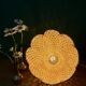 Vintage pendant light in natural materials