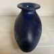 Large blue ovoid Scavo vase