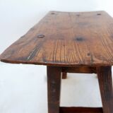 18th Century Spanish Chestnut Wood Side Table