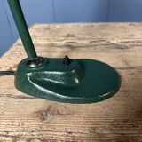 Dark green Bauhaus desk lamp