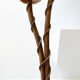 Lampadaire forme libre en bois des années 60