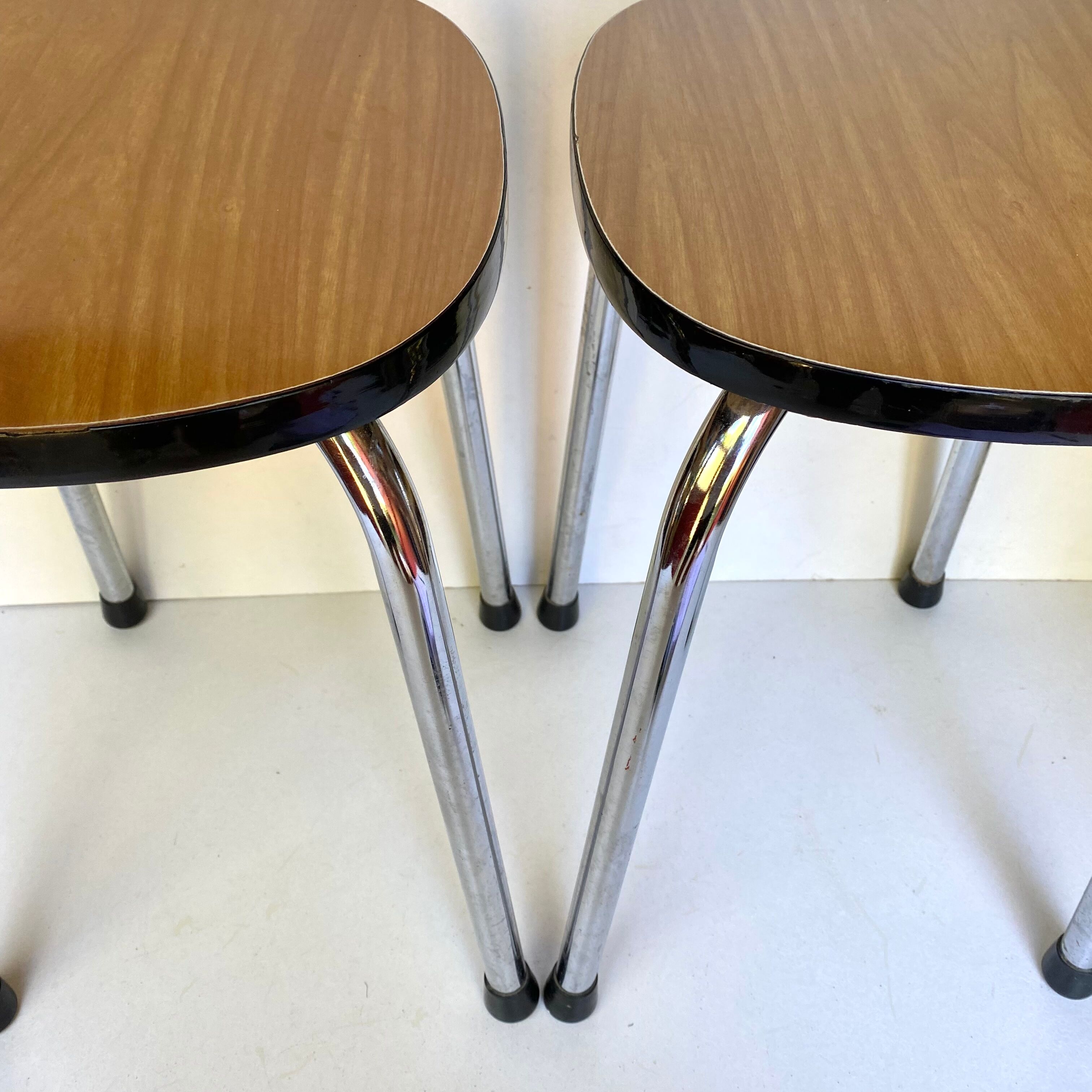 Vintage formica stools