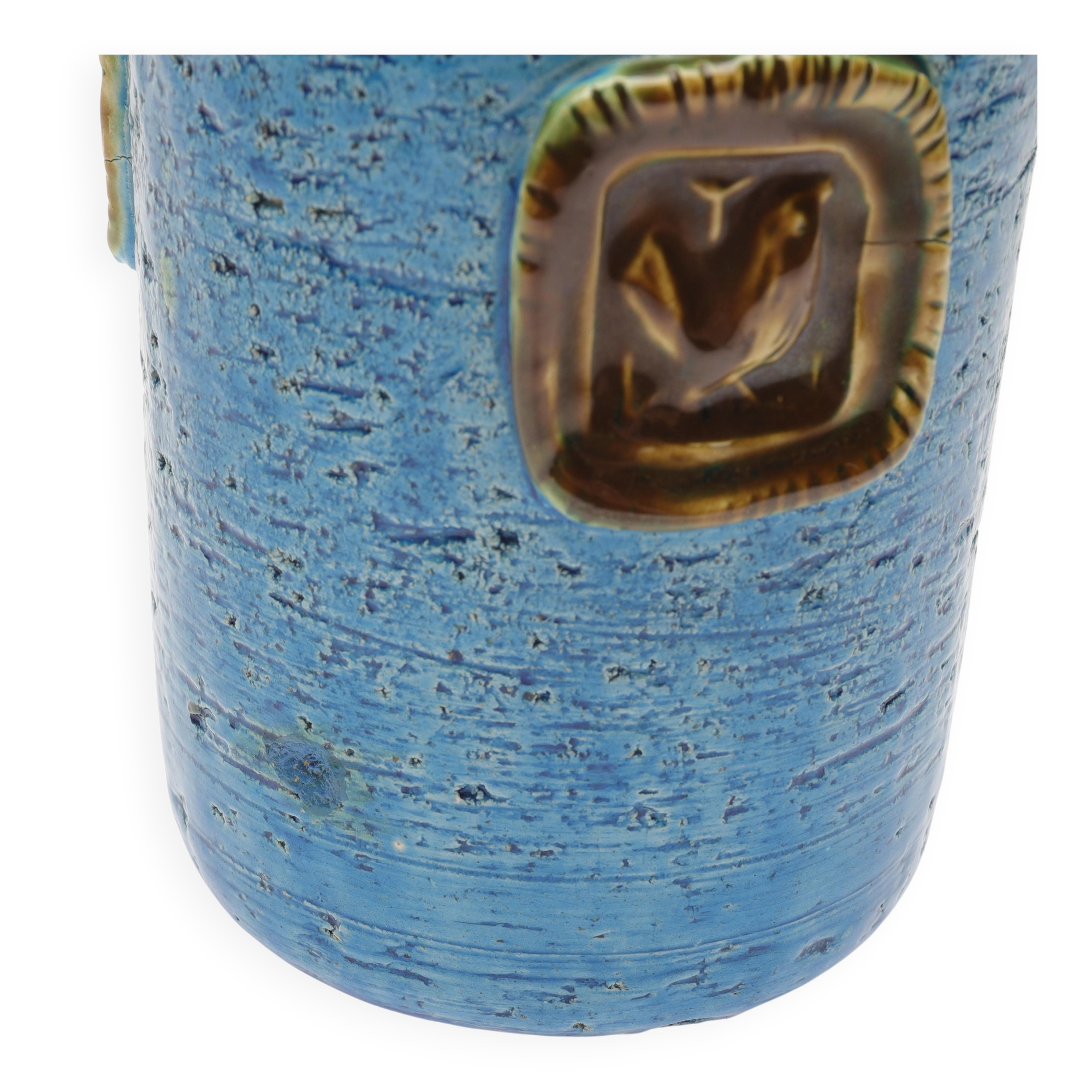 Aldo Londi vase in ceramic from Bitossi, Italy, 1960.