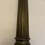 Pair of antique bronze torches