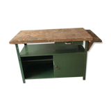 Metal and wood Workbench