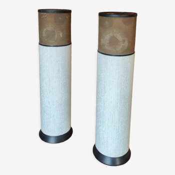 Pair vintage columns speakers