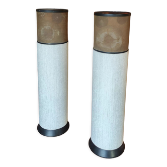Pair vintage columns speakers