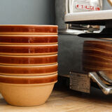 Lot of bowls in seddles Gien