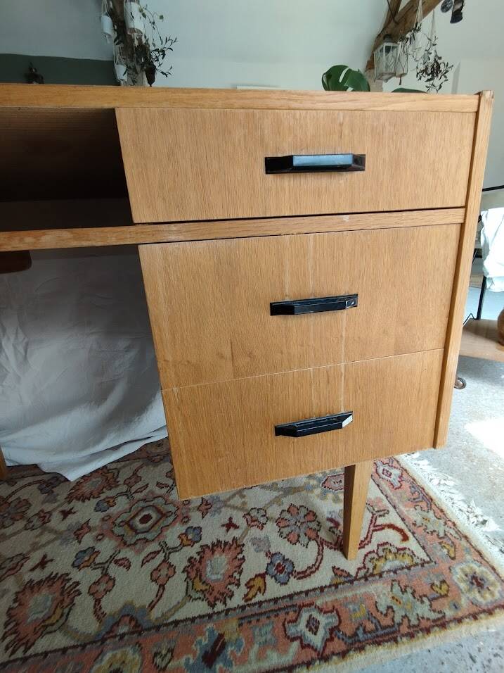 Geometric desk vintage design 1950s