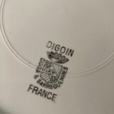 Set of 6 Digoin Sarreguemines fish plates