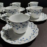 Limoges Giraud porcelain cups set of ten