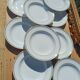 assiettes plates en porcelaine Bavaria – Seltmann Weiden