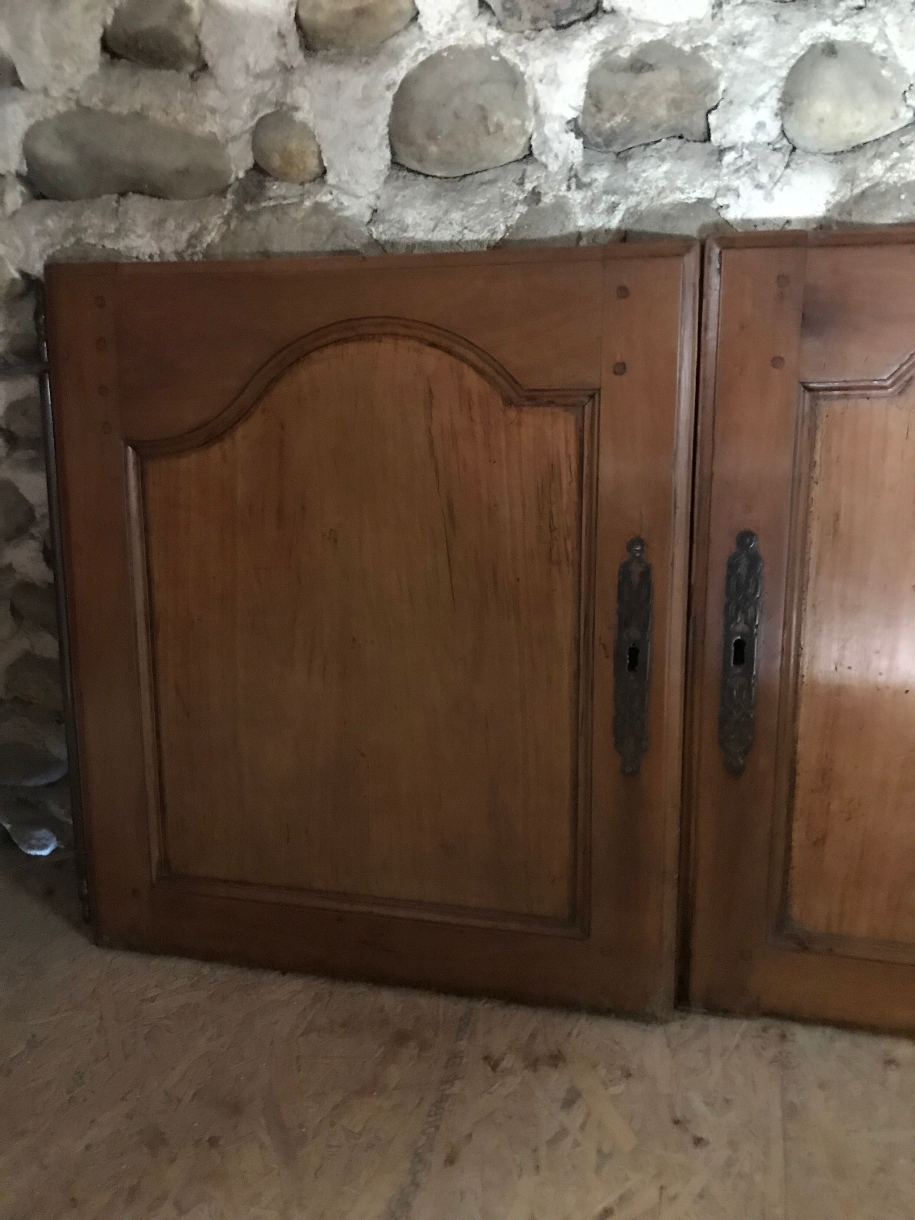 Pair of buffet doors