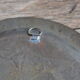 Decorative tray in chiseled bronze