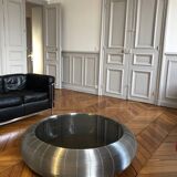 Large Roche Bobois designer wire coffee table