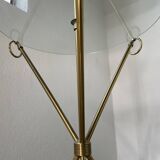 Adnet brass floor lamp with loops