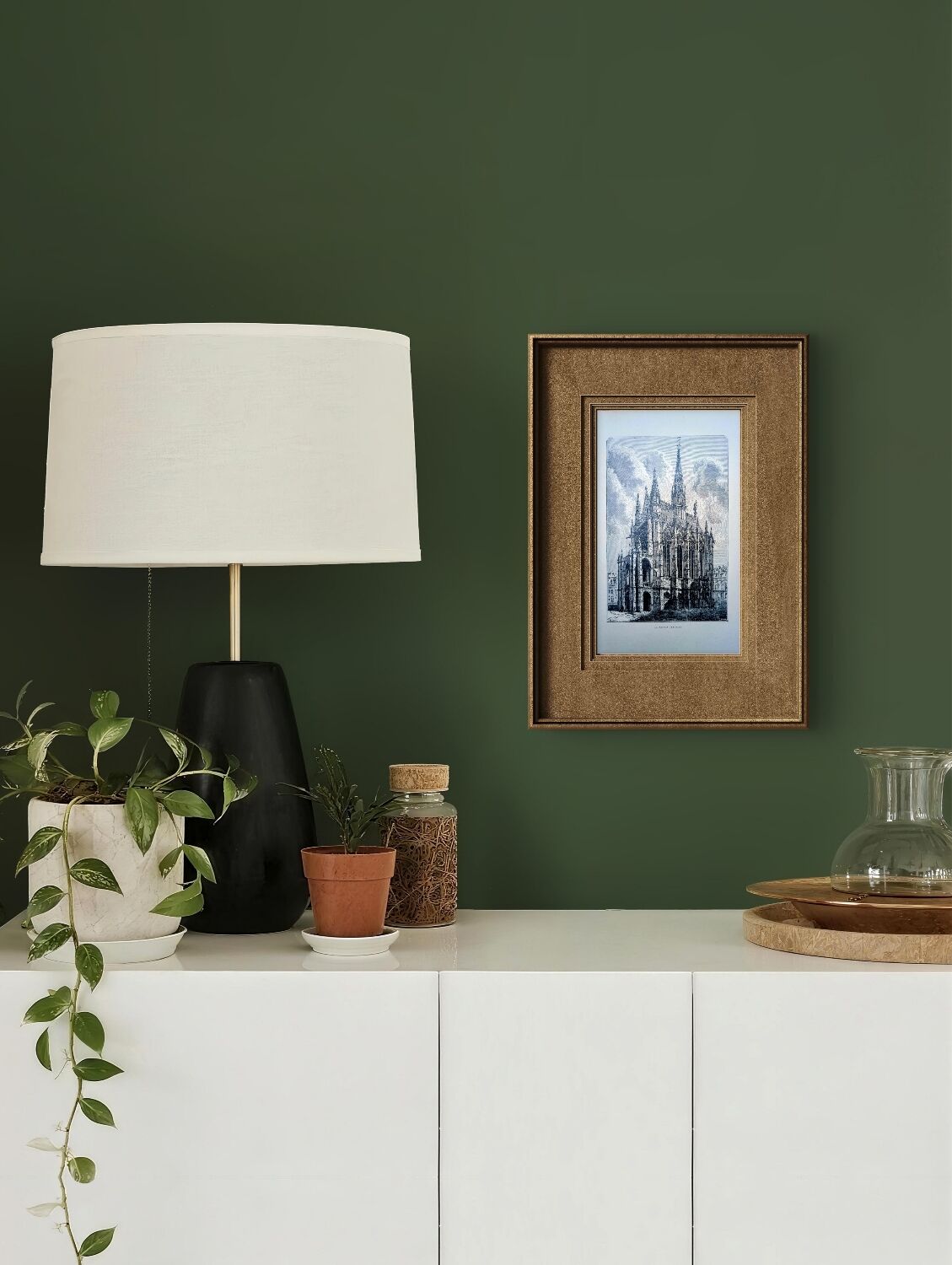 The Sainte-Chapelle, Paris, vintage engraving 1906. Authentic.