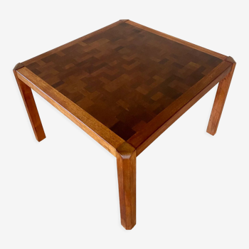 Table basse de Lindum et Middelboe en marqueterie Tranekaer
