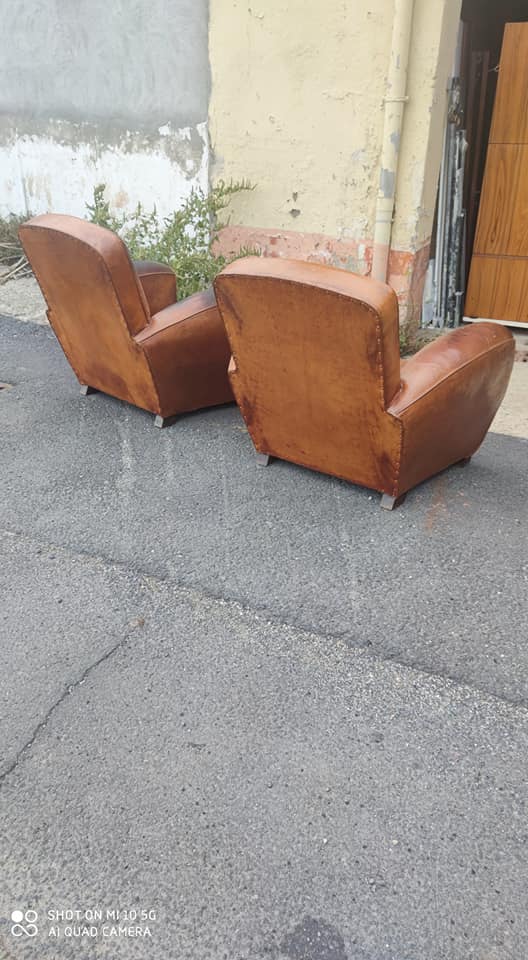Pair of leather club shoes circa 1930/40