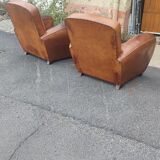 Pair of leather club circa 1930/40