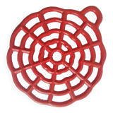 Dessous de plat fonte rouge ancien vintage