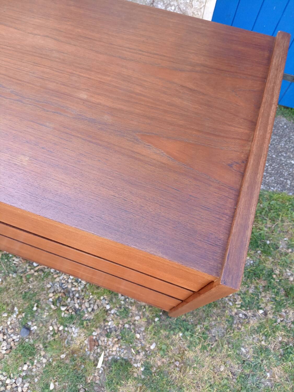 Vintage teak chest of drawers