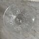 Saint Louis Camargue style palmette crystal stemmed glasses