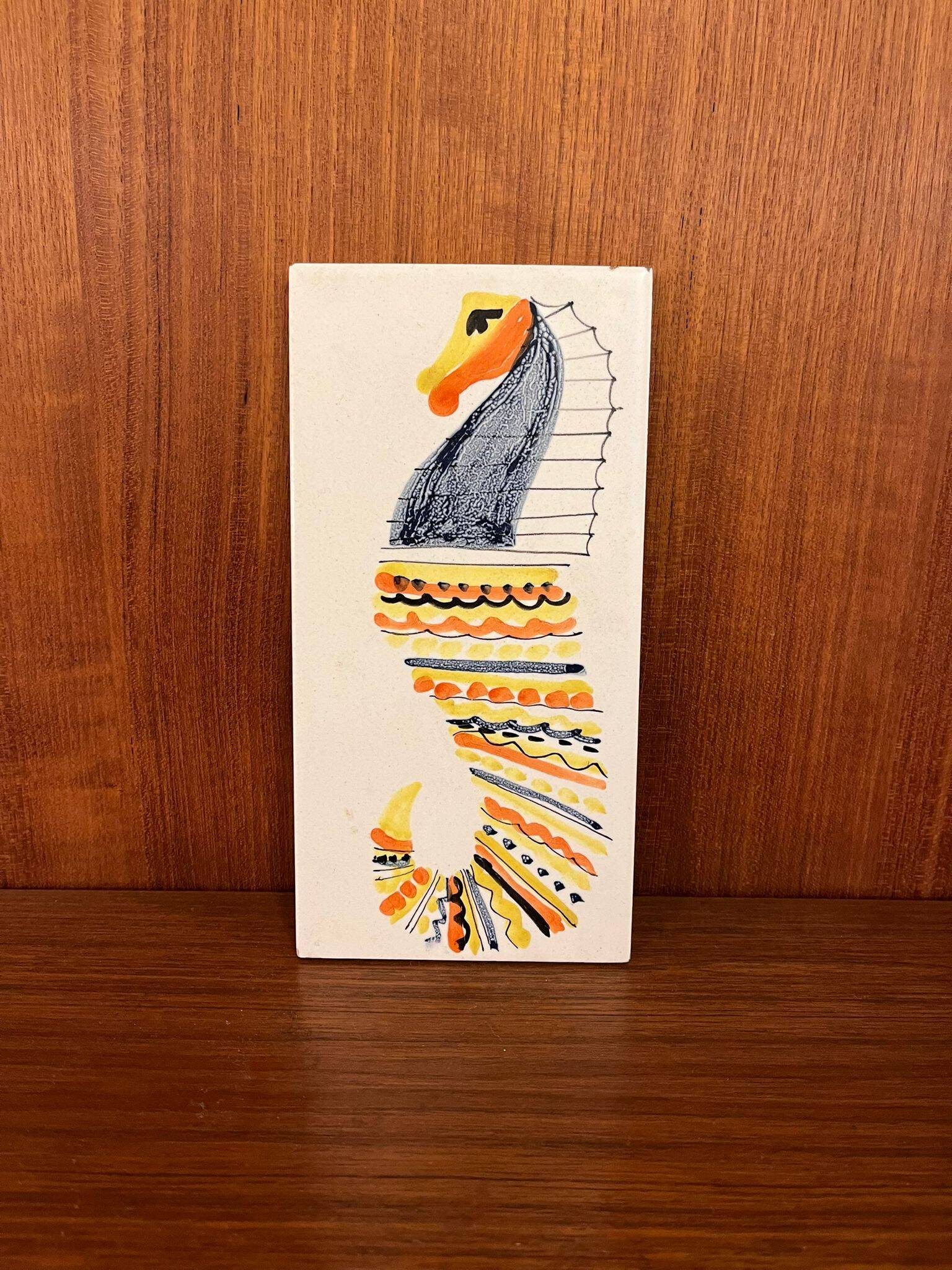 A ceramic tile by Roger Capron, made in France, Provence