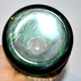 Saint-Louis Moselle crystal carafe with green overlay, size 9408 - H32cm