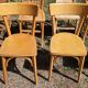 Ensemble de 10 chaises bistrot dépareillées années 1950-70 vintage