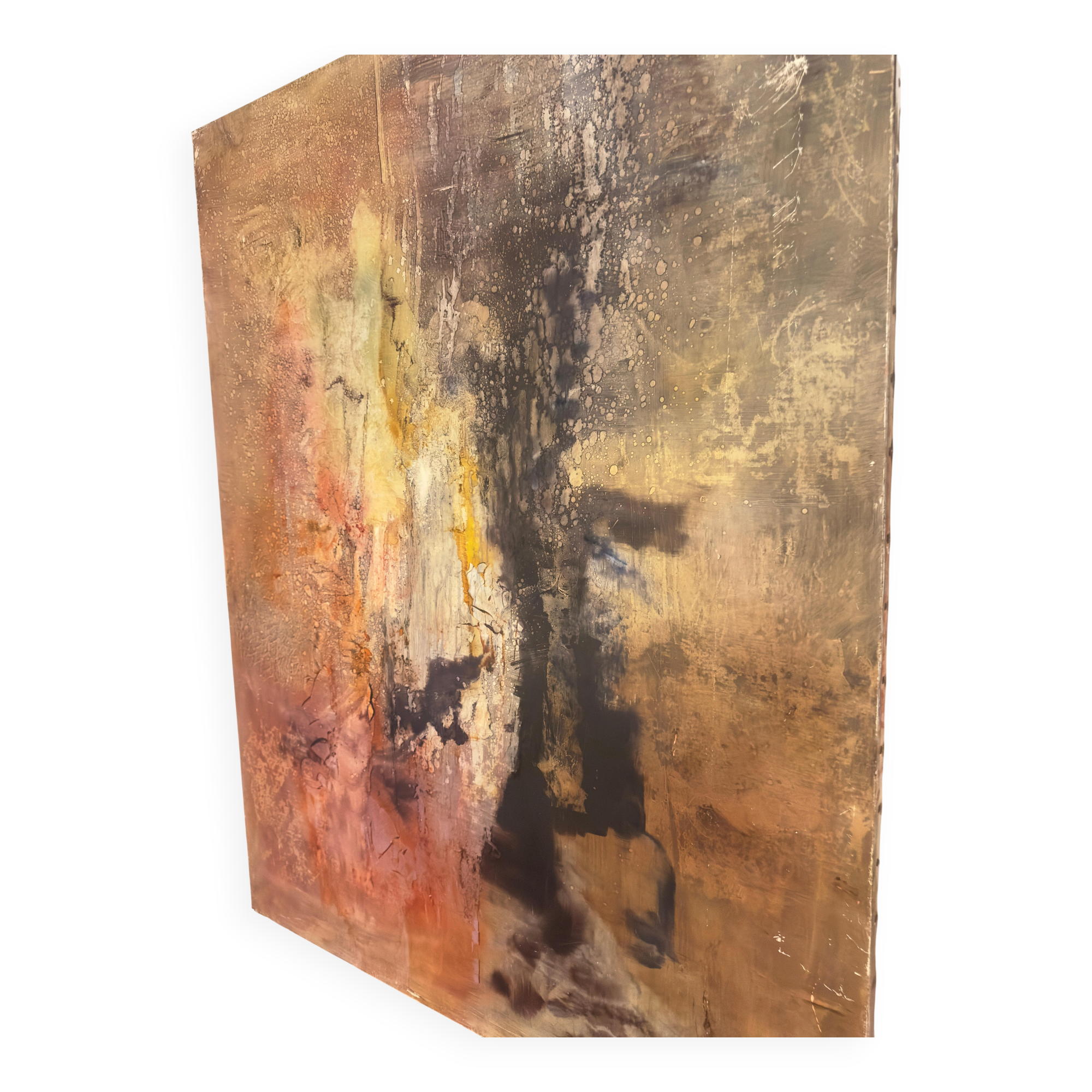Titled “Foisonnement I”, this large-scale abstract composition by Walter Hinchey