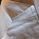 Old white sheet Monograms M C