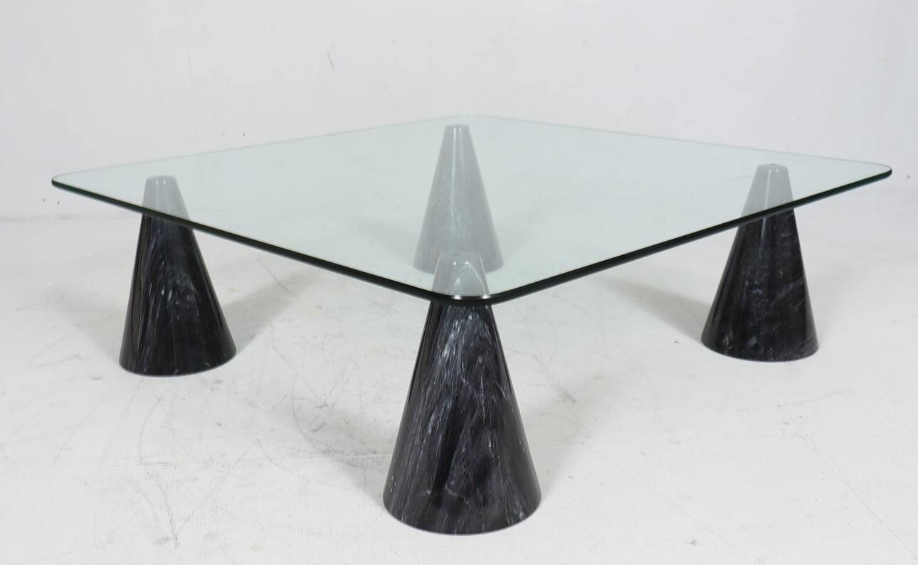 Massimo/Lella Vignelli. In the style of. Coffee table, marble, Italy, 1980s.