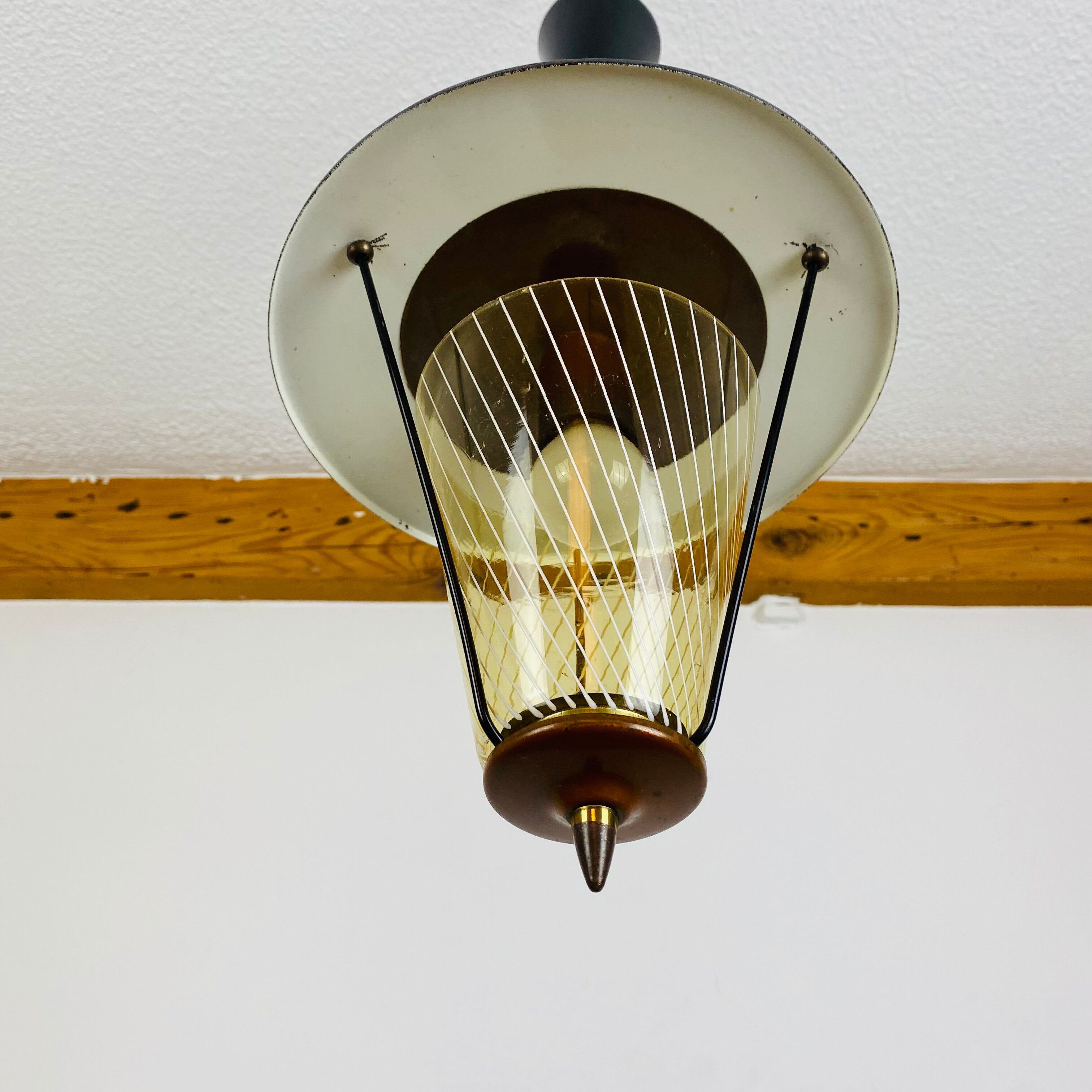 50s lantern pendant light